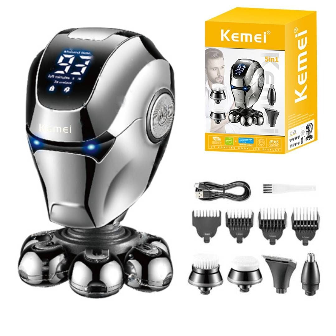 5-in-1 Electric Razor for Men – Ultimate Head-to-Toe Grooming